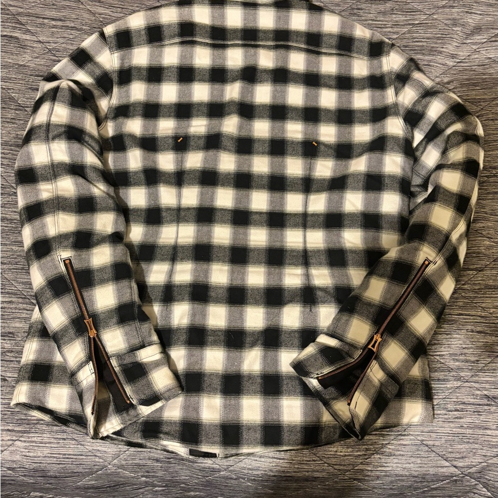 Kit and Ace Black and White Plaid Jacket with PREMIUM Rose Gold hardware - Picture 10 of 11